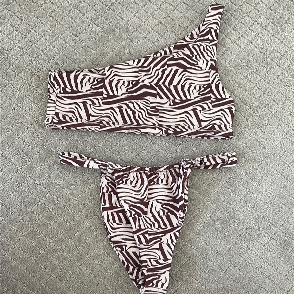 Skatie Marrakech Print One-Shoulder Bikini